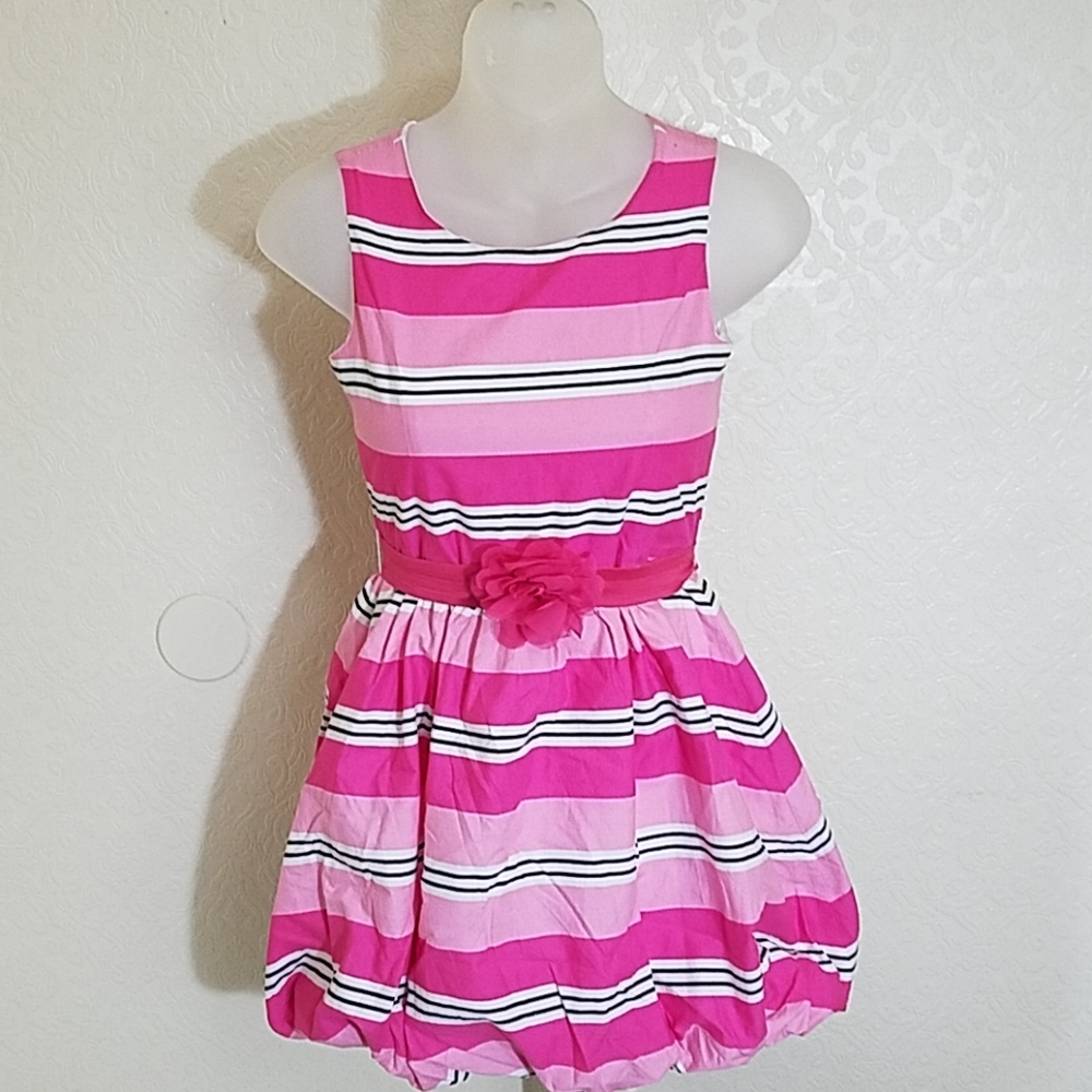 Childrens Place - Stripe Pink Bubble Dress